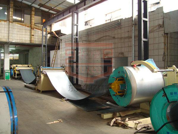 1.4米NC送料機材料架矯正機自動化生產(chǎn)線